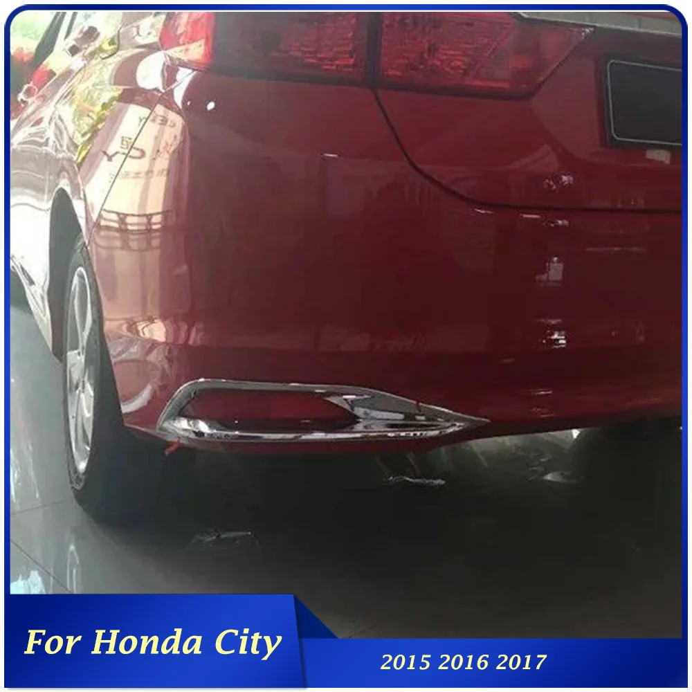 

Подходит для Honda City 2015 2016 2017 Автомобильная задняя противотуманная фара Обложка задняя противотуманная фара декоративная наклейка