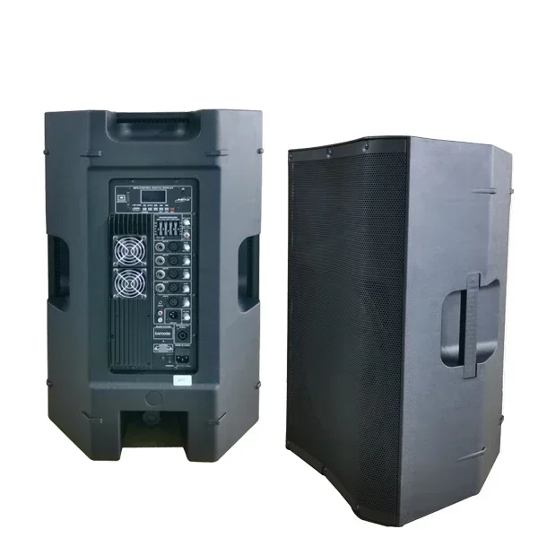 2025/PA Pro Audio Speaker System 15 inch Plastic Active Speaker Bluetooth Mp3 Speaker bocinas usb