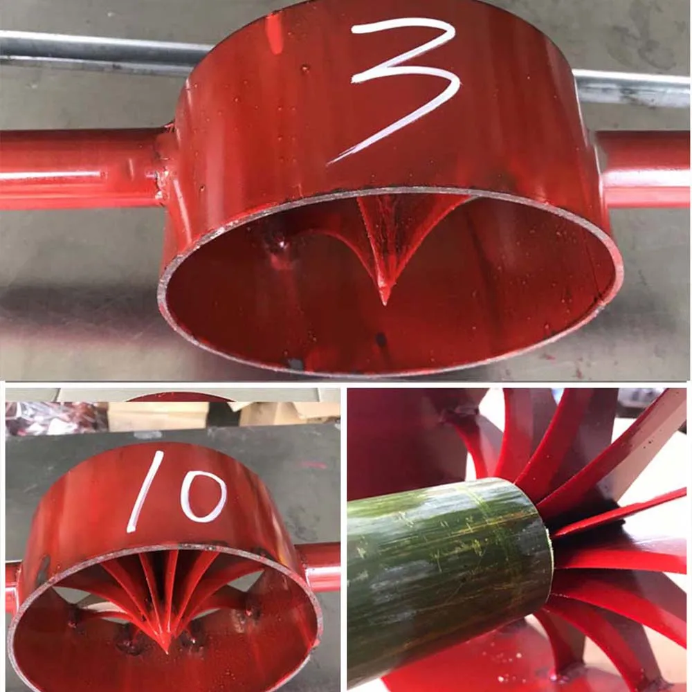 Taglierina per tessitura di bambù fatta a mano, efficiente macchina per rompere il bambù, strumento fai da te artigianale