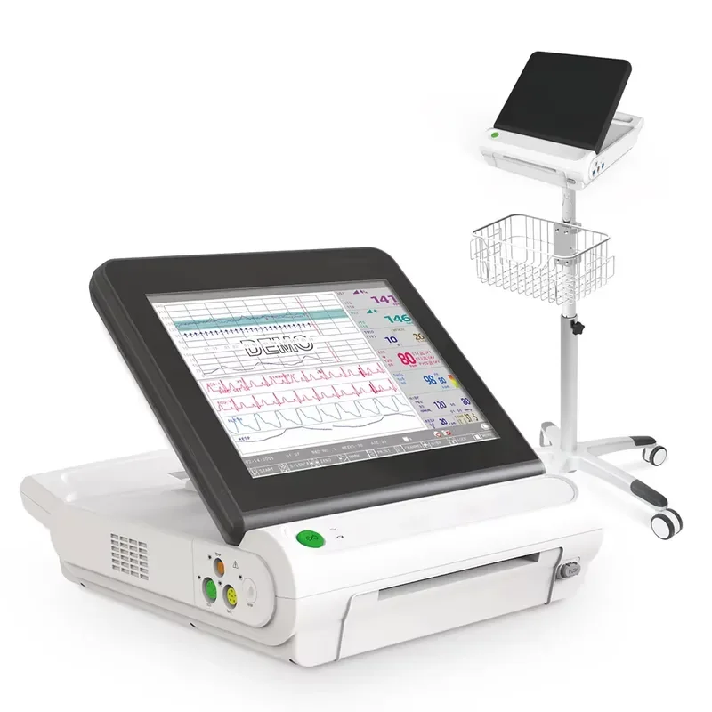 Modern Medical 800C-PLUS Portable Hospital Fetal Heartbeat with Foldable Color TFT Screen for Maternal Fetal Medical