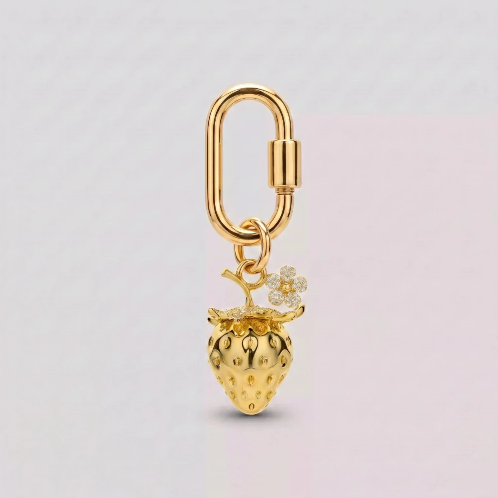 Süße, frische und modische Erdbeerblumen-, Schmetterlings- und Elefanten-DIY-Anhänger für Schmuck und Schlüsselanhänger – Detail 5