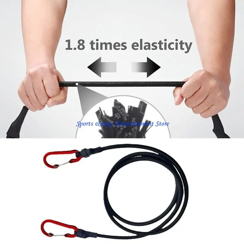 G7NF Heavy Duty Bungee-Gurt mit Metallhaken, Gepäckspanner, verstellbares Bungee-Seil, starkes elastisches Spannseil – Detail 7