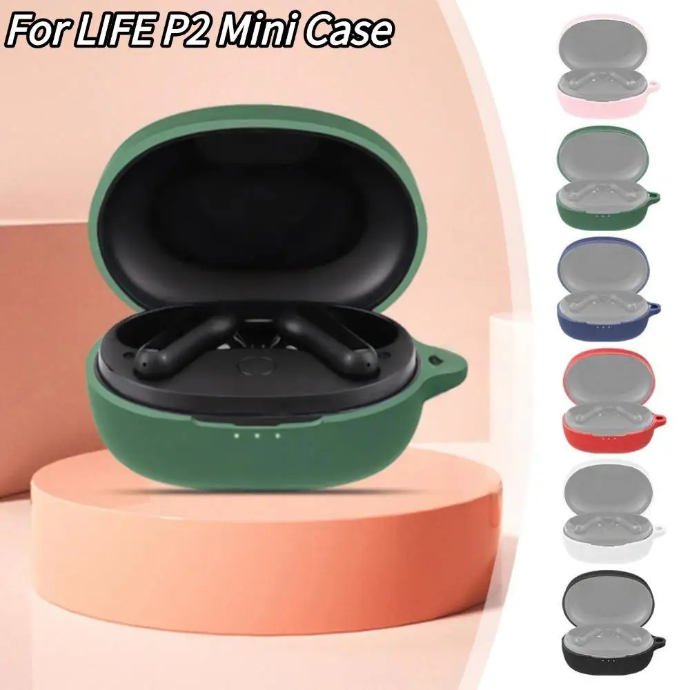 For Anker Soundcore LIFE P2 Mini Earphone Protective Cover Soft Rubber Case Charging Case
