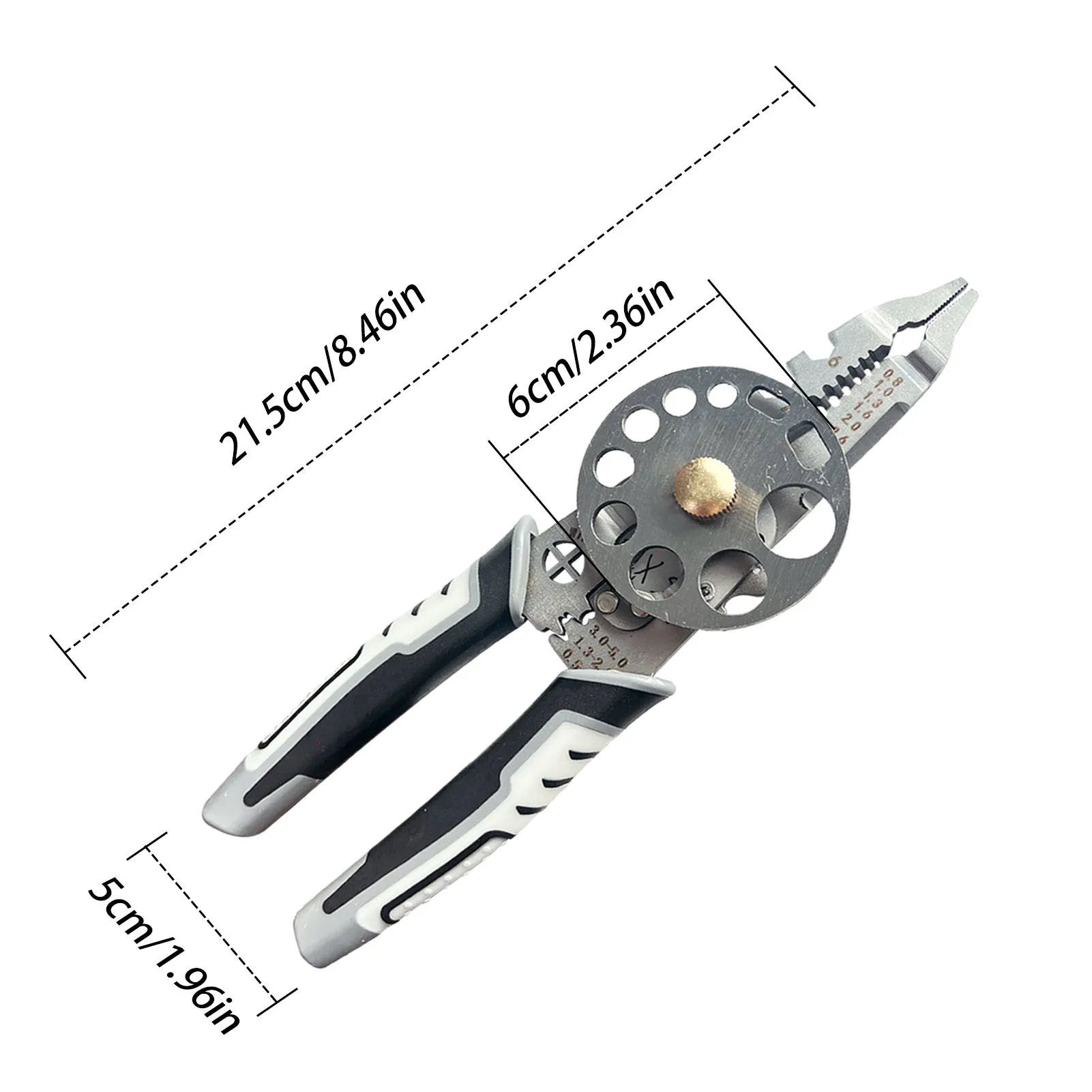 Multifunctional Wire Strippers, New Rotary Disc Cables, Manual Cable Cutters