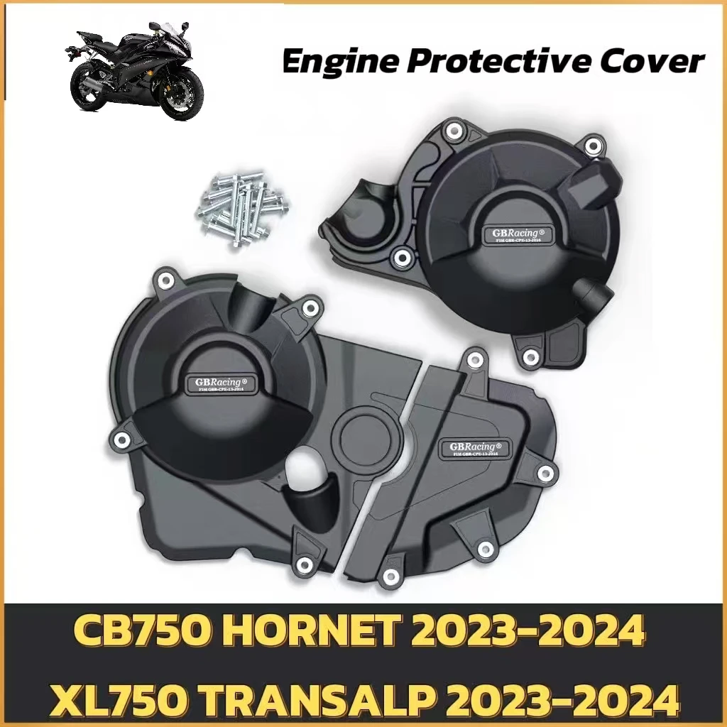 

for Honda CB750 HORNET 2023-2024 XL750 TRANSALP 2023-2024 Engine guard cover For GBRacing Motorcycle Engine Protection Cover