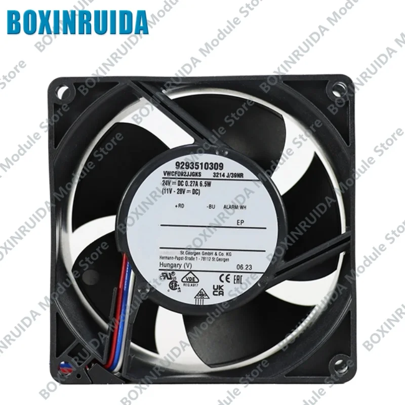 100% brand new original 3214J/39NR 24V 9238 three wire fault alarm compact axial flow fan