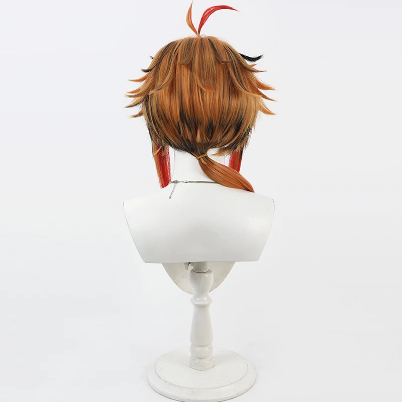 NIJISANJI Virtual YouTube Kazami Kuku Cos Cosplay Wig Halloween Party Prop Synthetic Hair Heat Resistant Fiber + Wig Cap
