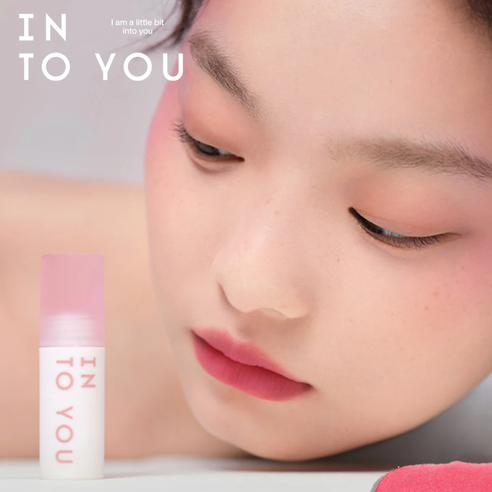 INTO YOU Makeup Women Light Cloud Lip Gloss Muddy Texture Lip Tint Long Lasting Cosmetics Red Lipstick New Product 8 Colors