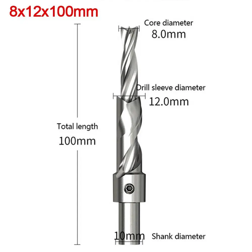

Сверло для вторичной обработки, быстрорежущее, из быстрорежущей стали, для деревообработки, с потайной головкой, для сверления отверстий под шурупы, с плоским дном