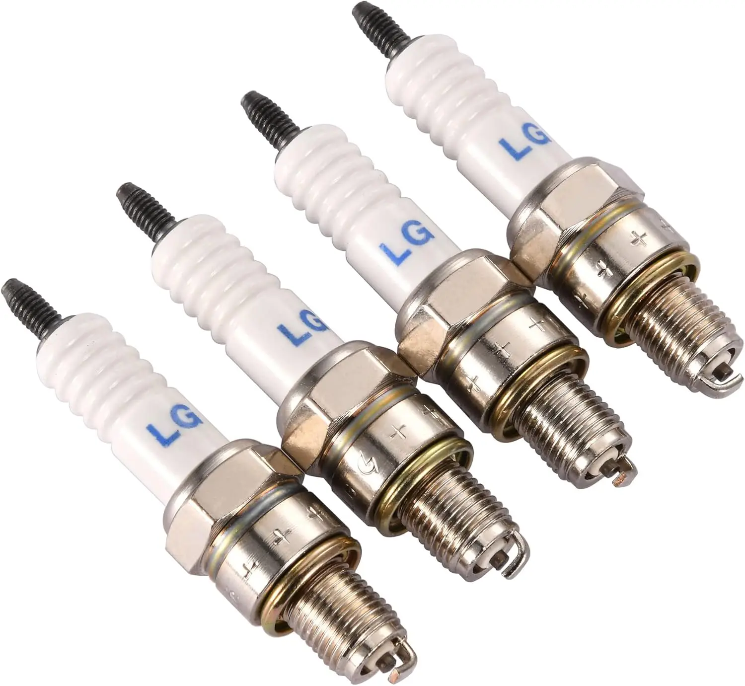 A7TC Spark Plug for GY6 50cc 70cc 90cc 110cc 125cc 150cc ATV Dirt Bikes Go Kart Moped Quad,Pack of 4