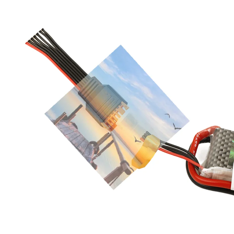

*TU 1PC Charger Extension Cable Balanced Head For 2-6S Lithium Batteries Suitable For HOTA D6Pro For ISDT Q6 M8 M6