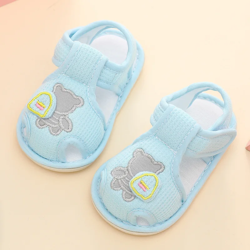 Summer Baby Shoes Breathable First Walkers Non-Slip Infant Indoor Sneakers Boy Girl Kid Sandals Soft Sole Lightweigt Shoe A1109