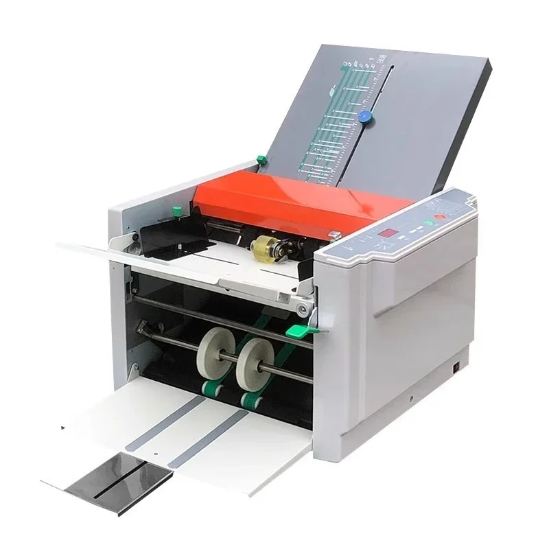 Excellent Automatic Copperplate Paper Folding Machine Speed Controlled Creasing Machine Manual Folding Machine