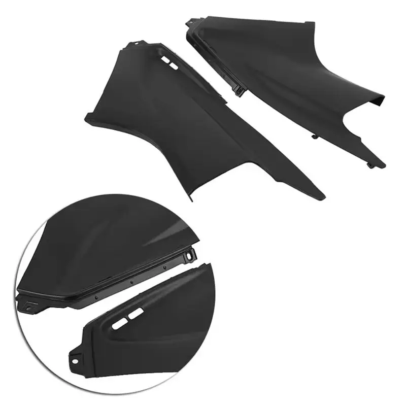 Leading-Edge-1 Pair Black Motorcycle Air Dust Cover Fairing Insert Part For YZFR6 YZF-R6 2003-2005 Motorcycles Accessorie