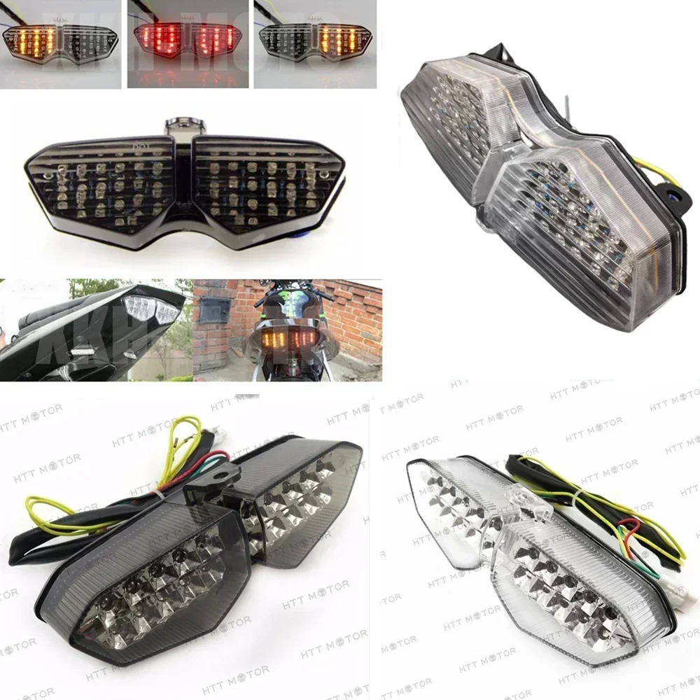 Motorcycle LED Tail light Integrated w/Turn Signals For Yamaha YZF R6 2003-2005，YZF-R6S 2006-2008，XTZ 1200 2012-2014