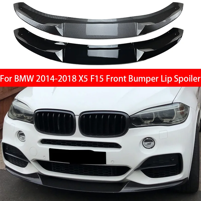 

For 2014-2018 BMW X5 F15 M Sport Front Bumper MP Style Lip Splitter High Quality ABS Material Guard Spoiler Car Parts