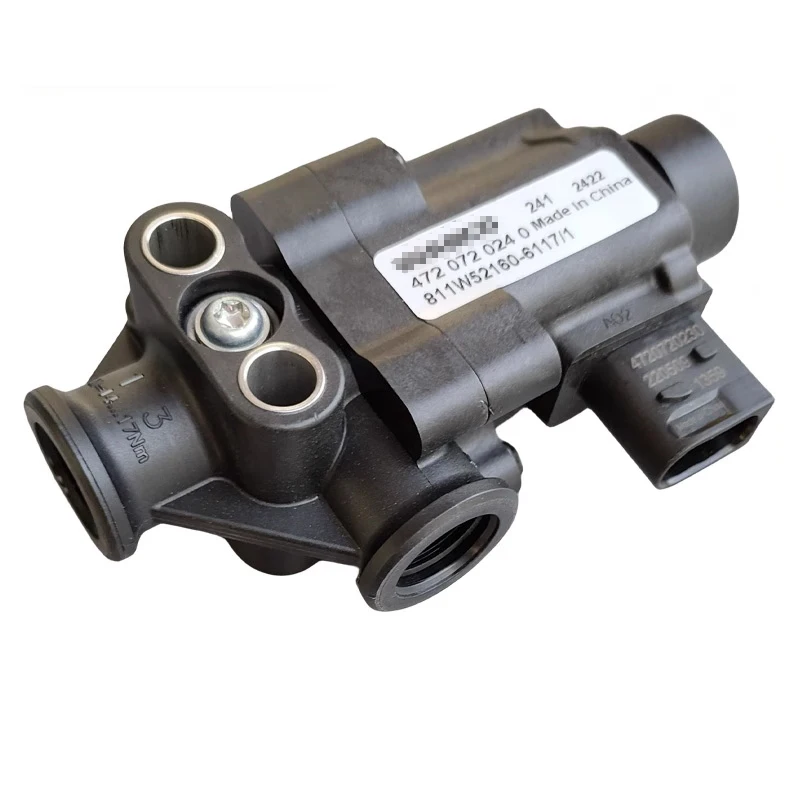 

Genuine Exhaust Brake Solenoid Valve for Sinotruk Howo T7H/TX/Haohan/SITRAK C7H | Part No.: 811W52160-6117/1