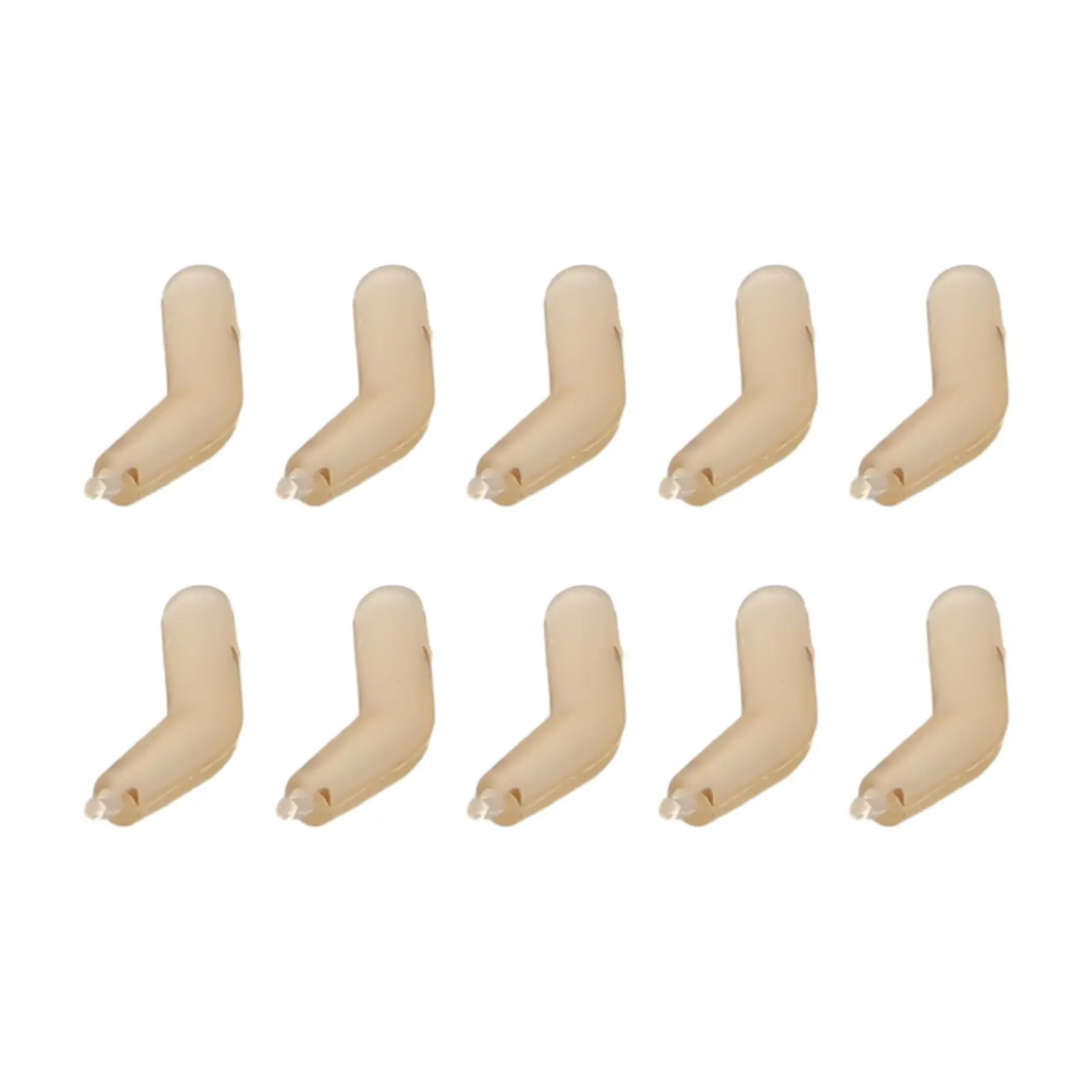10pcs Carp Fishing Hook Kickers Fishing Hook Aligner Sleeve Line Aligner for Hair Rigs Hook Terminal Tackle 10pcs