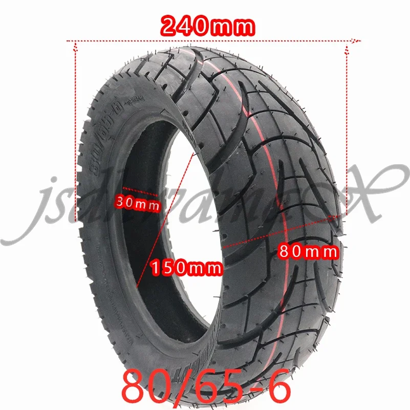 Off-road Tire 10 inch Pneumatic  outer Tube wheel hub 10X3.0-6 80/65-6 255x80 for Electric Scooter ZERO 10X and Mantis Tyres