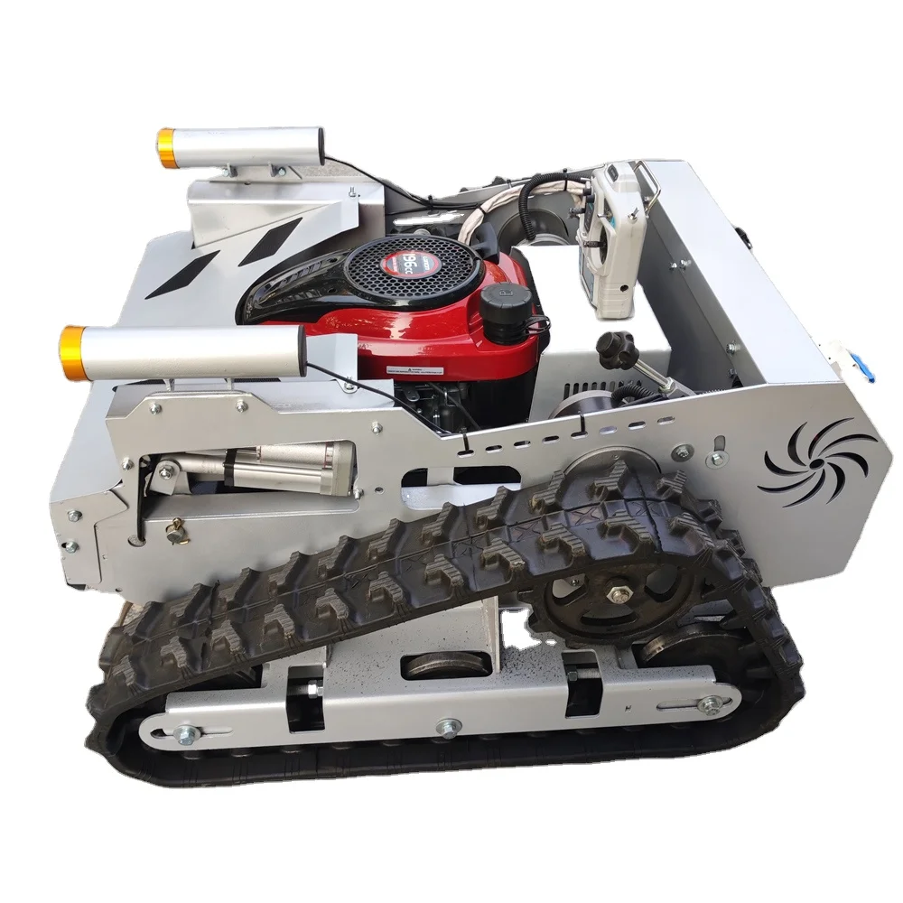 

Hot Sale 550mm Gasoline Mini Grass Cutter Crawler Electric Remote Control Lawn Mower Robot