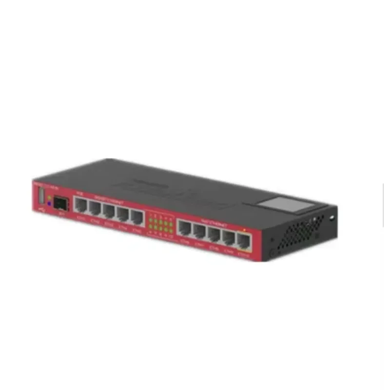 2026 El Router Mikrotik Original RB2011IL-IN Tiene 5 Puertos Gigabit Ethernet, 5 Puertos Fast Ethernet y 4 Niveles de Enrutamiento