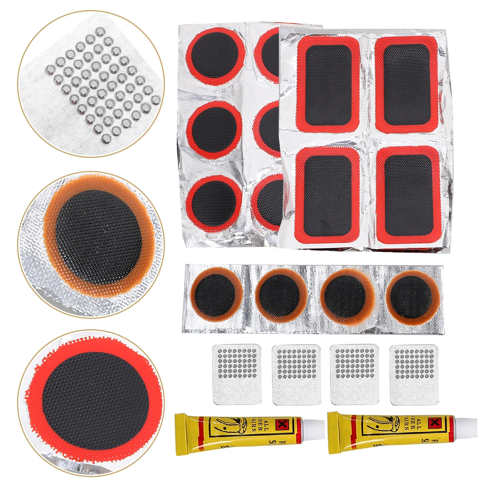 

1 set 1 Set Bike Tire Repair Kit Compact Storage For Mountain Road Bicycle Inner Tube Patch Kit, Bicycle Tire Repair Kit, Bike