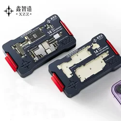 XINZHIZAO For iPhone X/XS MAX/11/12/13 Pro MAX/14PM/15 Motherboard Test Fixture Logic Board Upper/Lower Tester As Qianli iScoket