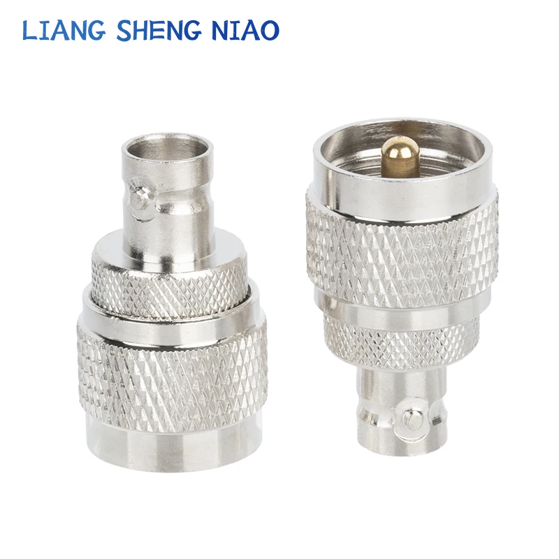 1pcs UHF PL259 SO239 TO BNC Connector UHF Male Jack To BNC Female Plug RF Coax Connector Straight Adapter SL16 Q9 Crossover sub