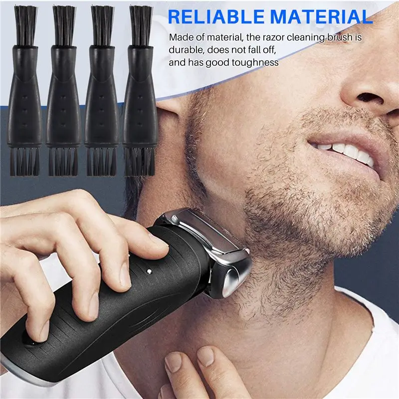 4Pieces Double-Sided Razor Trimmer Shaver Cleaning Brush Clipper Cleaner Brush Clipper Cleaning Brush For Men-A54Q
