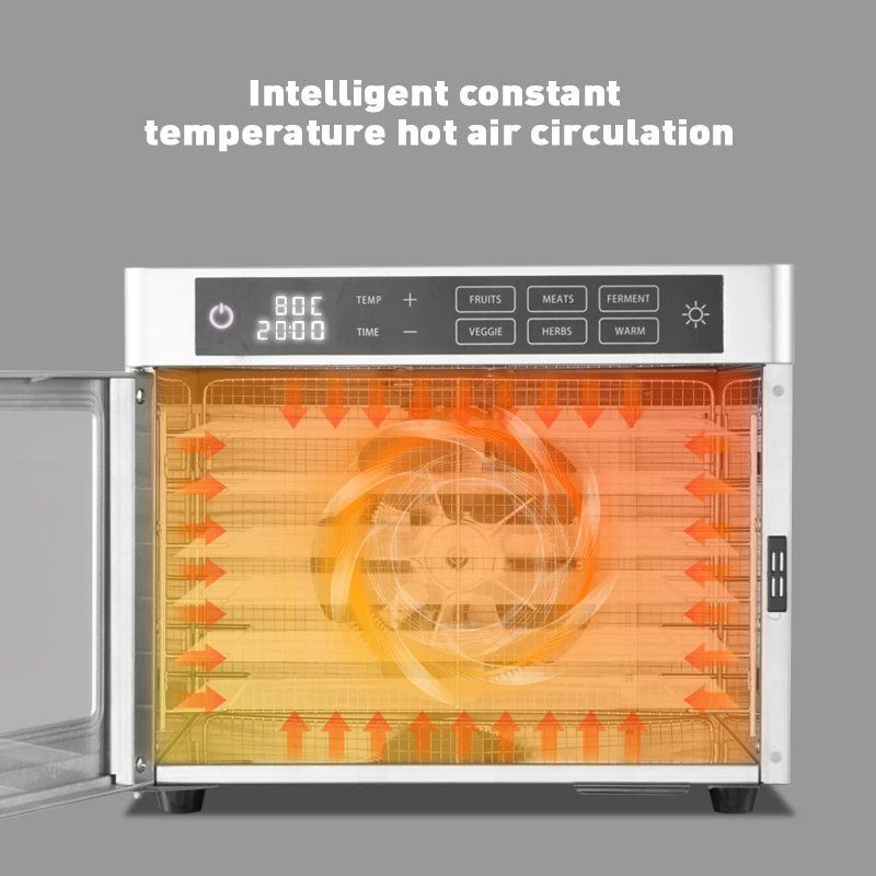 6 Layers Home Food Dehydrator Machine For Fruit And Vegetable Home Beef Jerky Dryer Machine