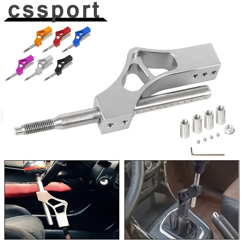 New Arrived Universal Car Shift Knob Extension Adjustable Height Lever Extender Gear Shifter Aluminum Colorful