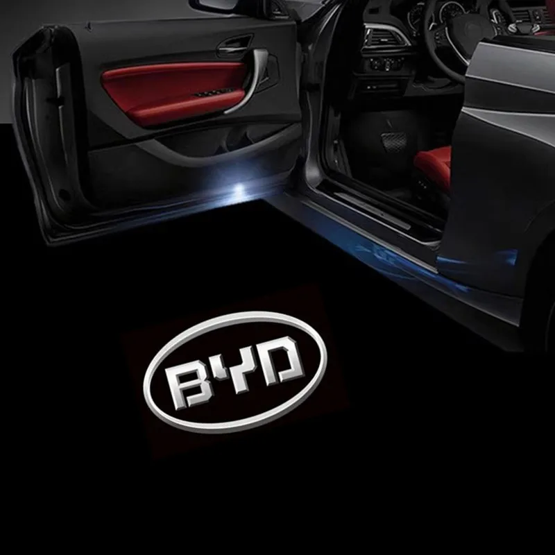 2 Stück Auto-Türbeleuchtung Warnleuchten Nacht-Signalleuchten für BYD EV Han DM Song PLUS Qin PRO Seal EA1 2020-2024 2023