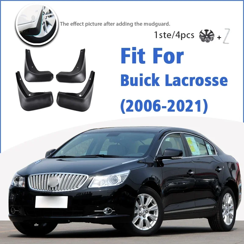 

For Buick Lacrosse 2006 2007 2008 2009 2010-2021 Mudflaps Mudguard Fender Mud Flap Guards Splash Car Accessories Front Rear 4pcs