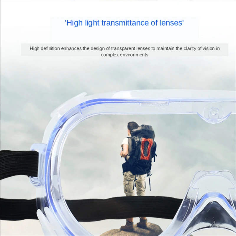 motorcycle Protective Safety Glasses Work Eye Anti-Fog Antisand windproof Anti Dust Saliva Goggles Eye Protection Soft PM033