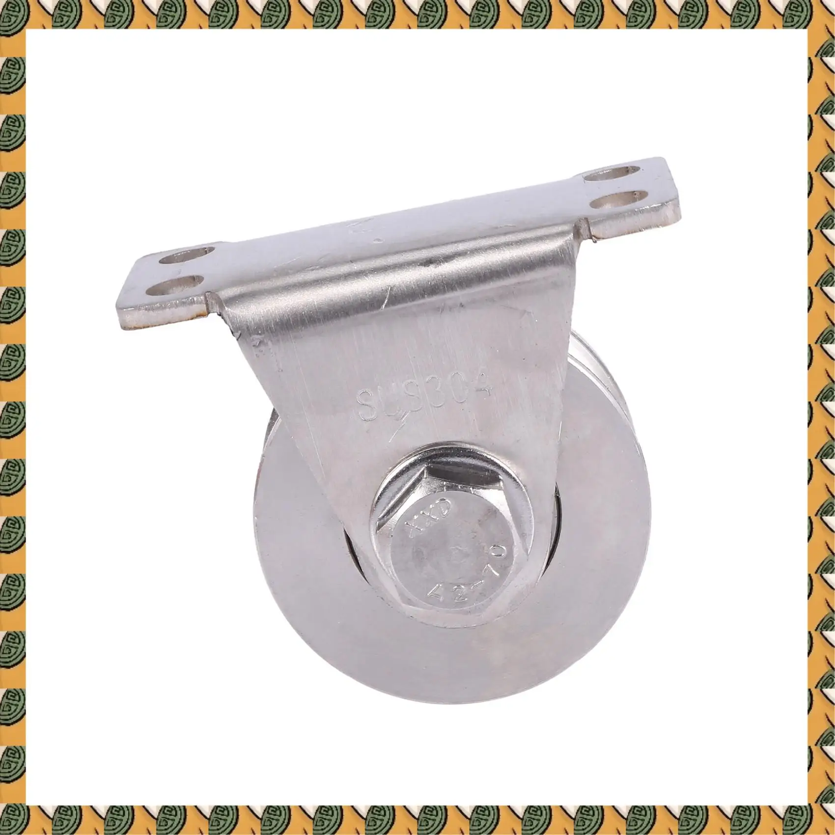 

A77I 4 упаковки U-образного шкива из нержавеющей стали, бесшумные подшипники, канавка, скользящее роликовое гусеничное колесо