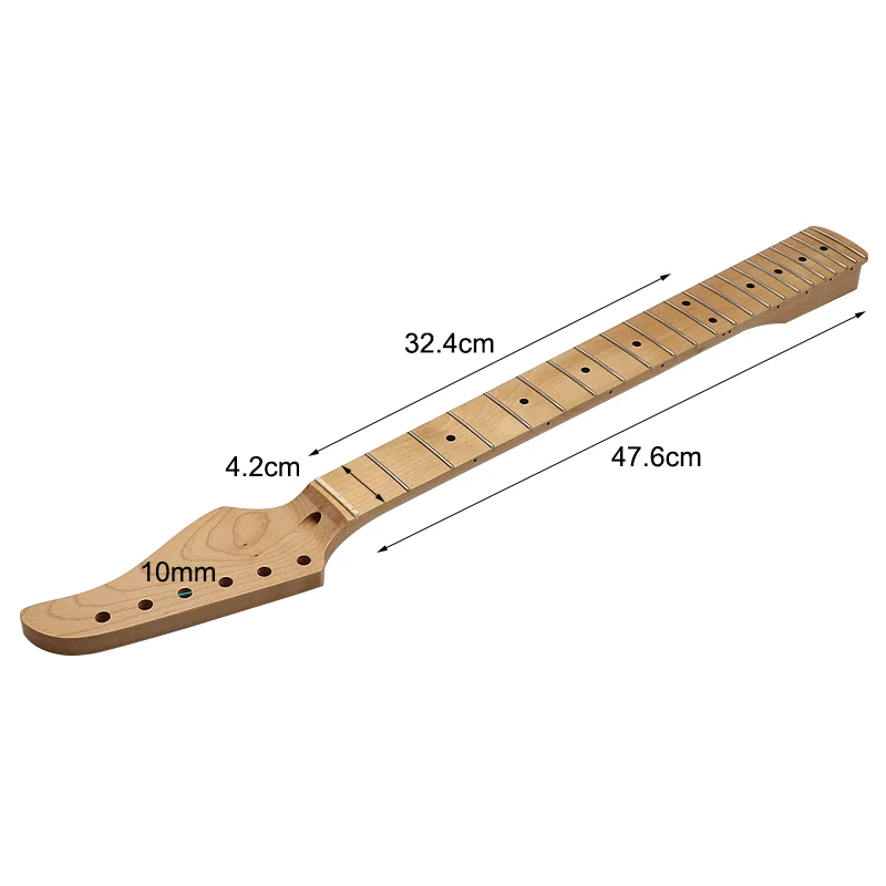 Natural Color Guitar Neck 6 Strings Electric Guitar Neck Canadian Maple wood Neck 22 Frets Matte With Truss Rod 5.6cm Heel Width