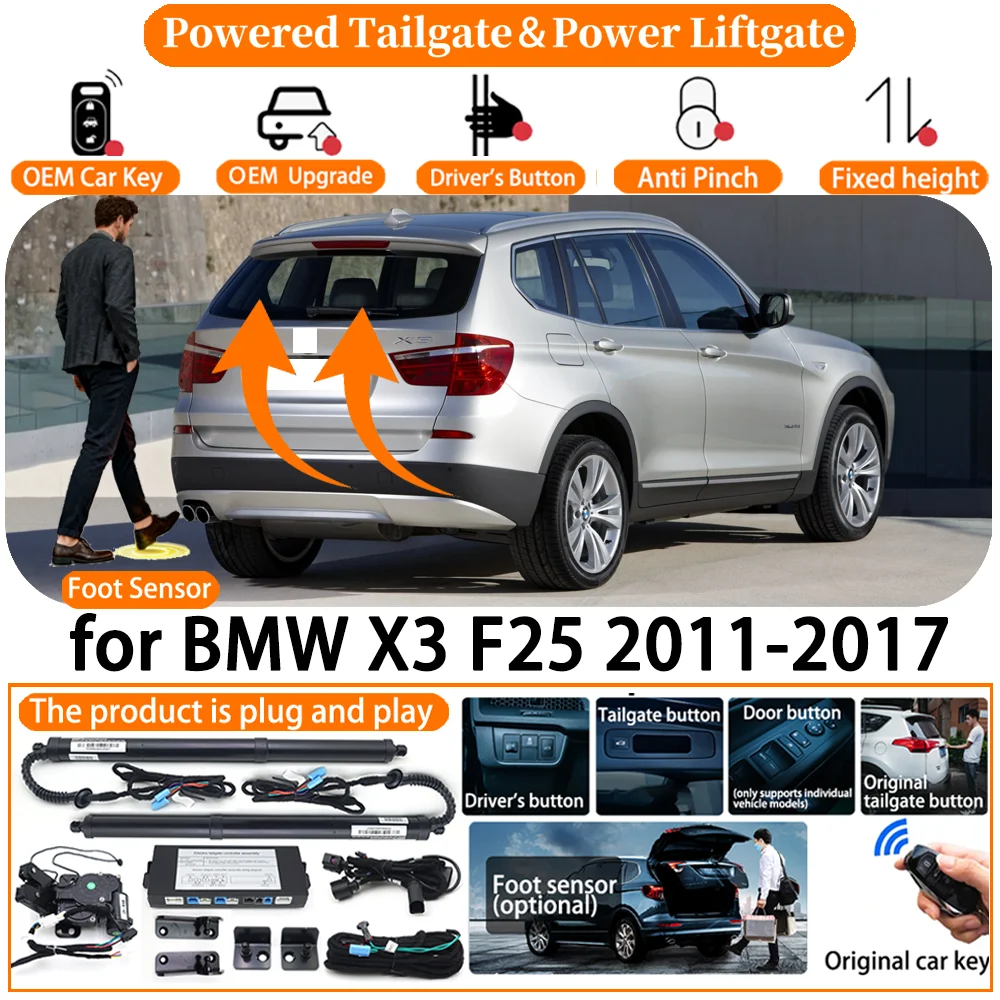 

Car OEM Smart Powered Tailgate system for BMW X3 F25 2011-2017 Automatic Electric Power Tailgate Tail Gate Lift Strut kit