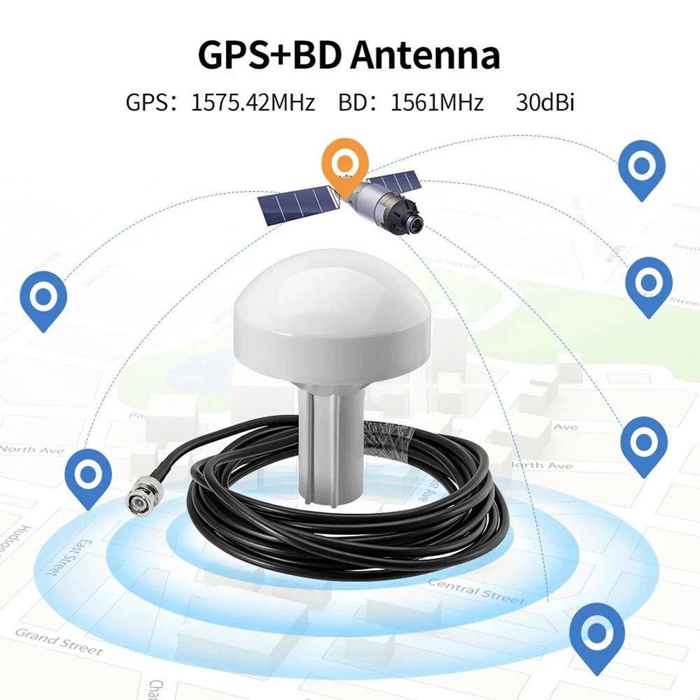 

Marine External GPS Antenna 1575.41 + 1561 MHz For Garmin Marine GPSMAP, AIS, GDU, GNC, And GPSCOM Navigation Systems