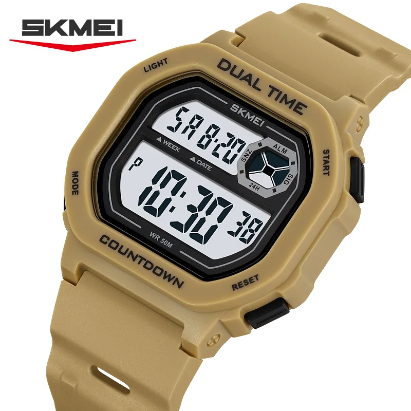 SKMEI 2543 Original Light Display Digital Watch Chronograph Men's Watches Waterproof Electronic Sport New Clock electrónica часы