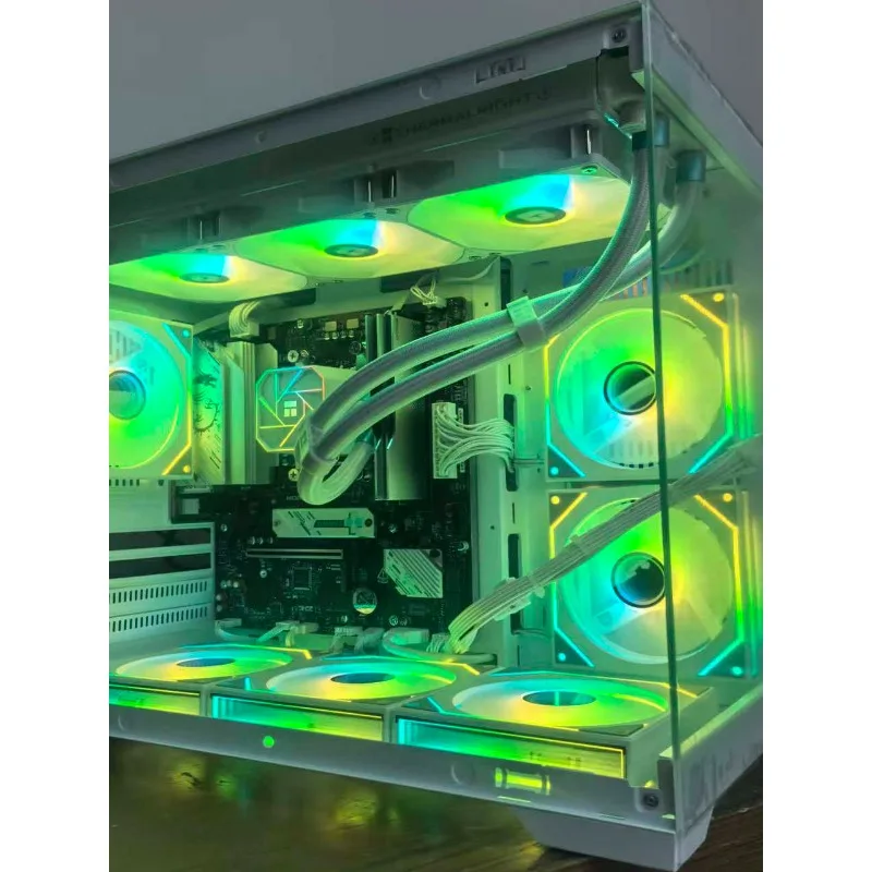 9600X/5060 desktop computer host white sea view room, e-sports unique game machine assembly machine