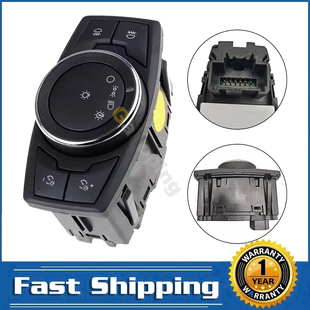 

Headlight Fog Head Light Switch Adjust Knob For Ford for Mondeo V 2014 - 2019 DG9T-13D061-FEW Car Accessories