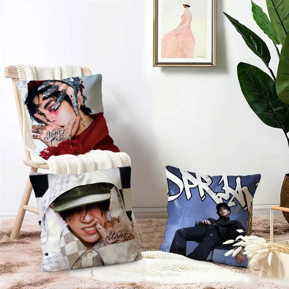 Singer D-DPR Ian Maple Design Cushion Cover Happy Autumn Harvest decor Holiday Decorati Pillow Cover