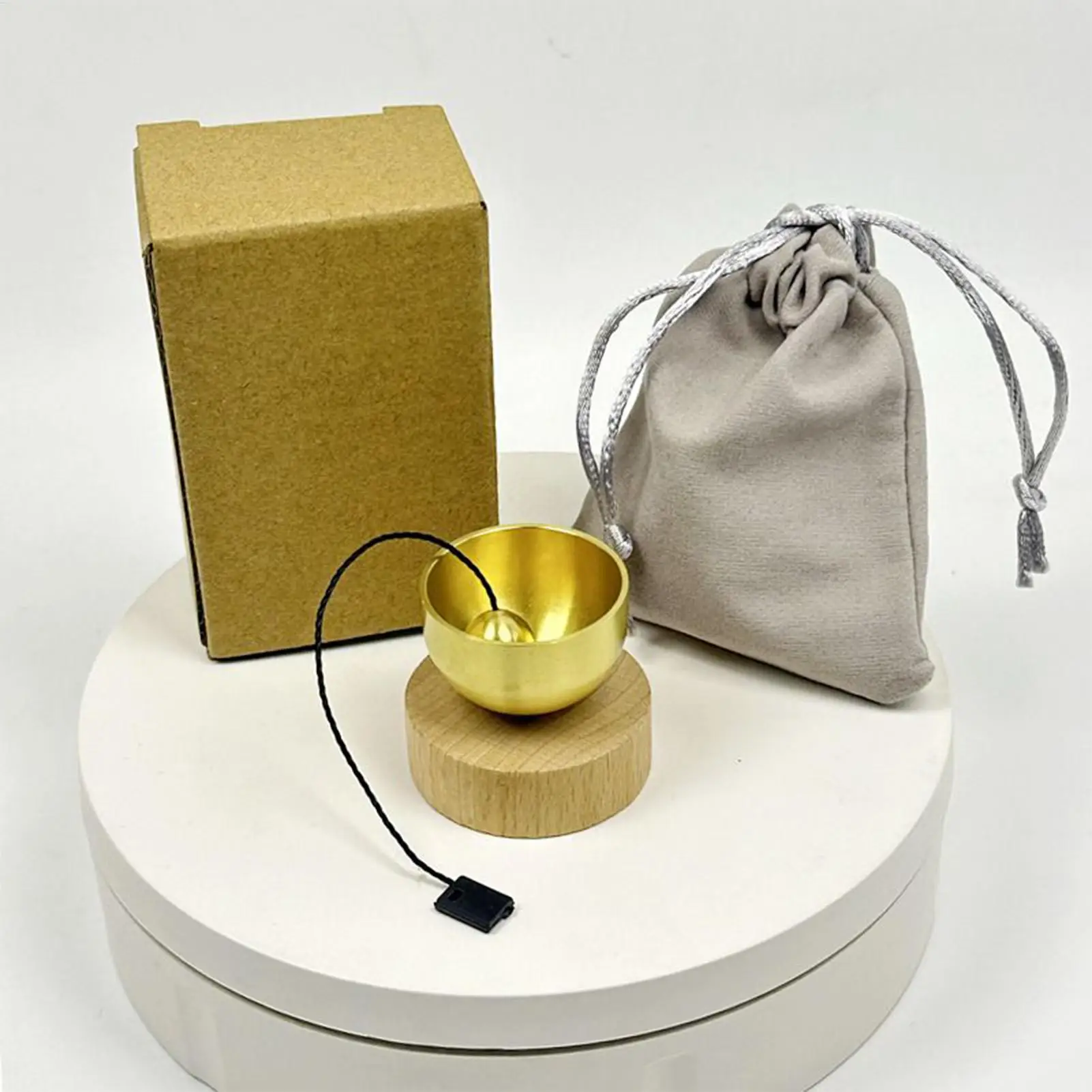 Mini Meditation Zen Singing Bowl Set Handcrafted Clear Tone Sound Healing Bowl Compact with Mallet Singing Bowl Set