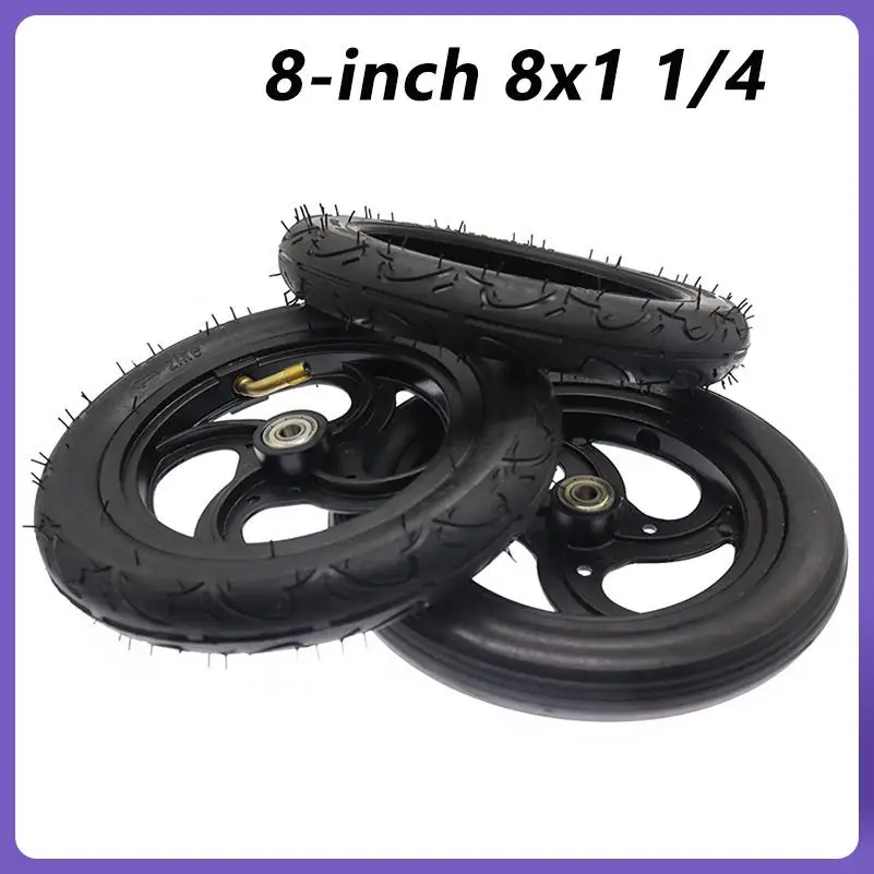 

8x1 1/4 Outer Tire Inner Tube Pneumatic Wheel for E-tow Electric Scooter Wheelchair Kickscooter Tyre General Model