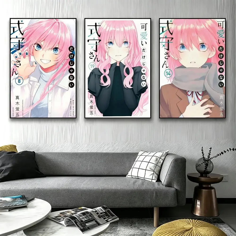Shikimori’s Not Just a Cutie Poster Poster HD printing Sophisticated Style Wall Art Home Decor For Bedroom Living Room Gift
