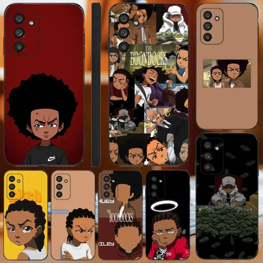 

The B-Boondocks Phone Case For Samsung Galaxy A13,A21s,A22,A31,A32,A52,A53,A71,A80,A91 Soft Black Cover