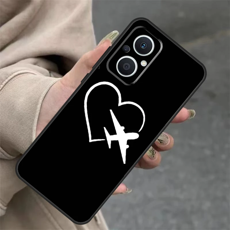 Airplane Pilot Case For OPPO Reno 7 8 Lite 6 5 4 11F 10 Pro 8T 5Z 4Z OPPO Find X6 Pro X2 Neo X3 X5 Lite