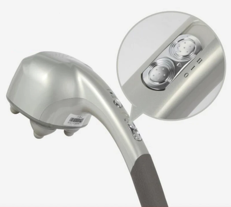 Electric 4 hands massager stick household vibrates vibrating hammer Multi-function full-body vibratory massage hammer with neck