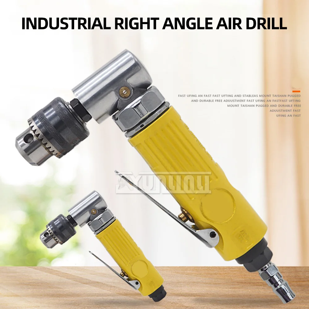 

3/8 High Speed 90° Elbow Right Angle Drill Pneumatic Tool Extension Power Screwdriver Drill Tapping Machine