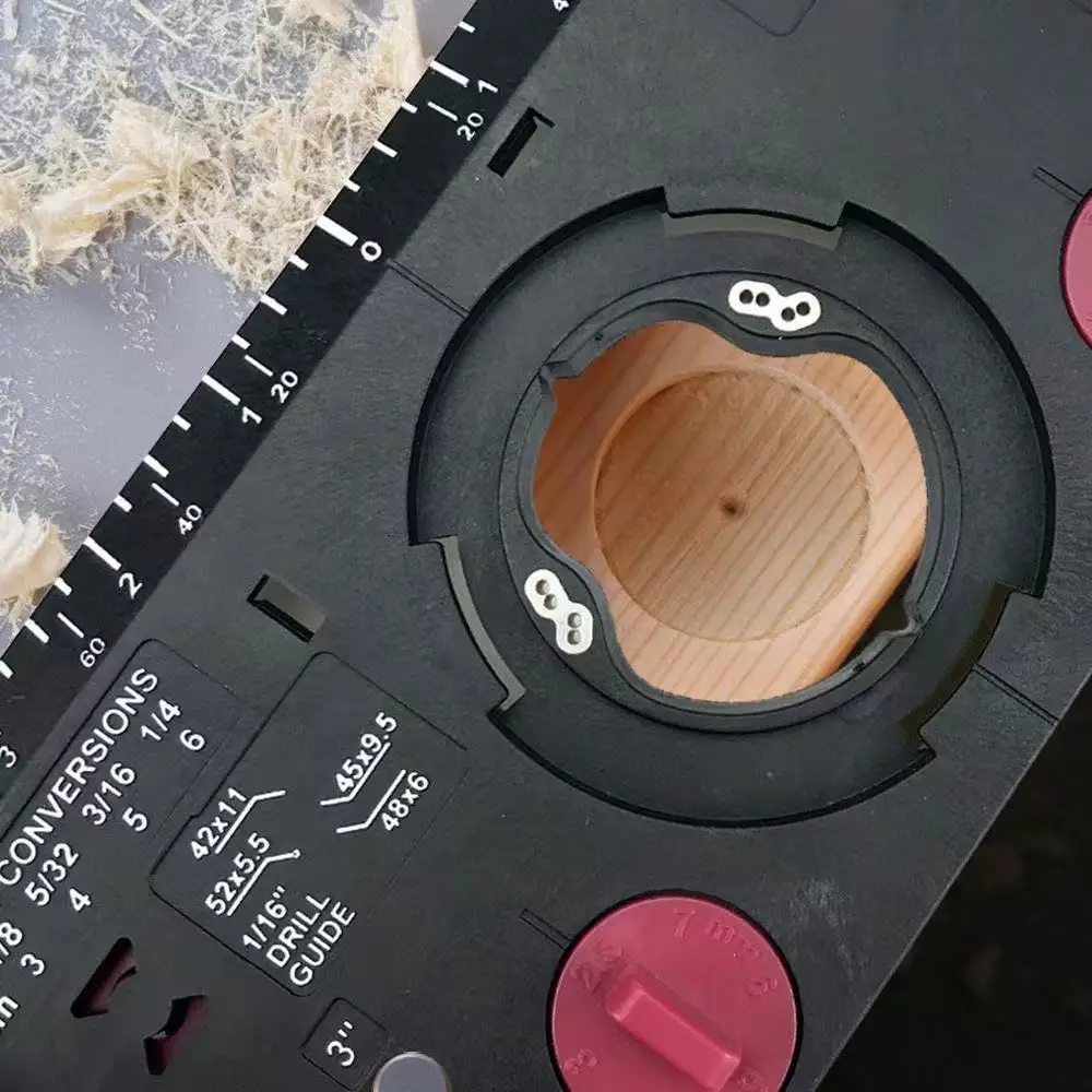 2025Woodworking 35mm Hinge Hole Opener Cabinet Door Panel Hinge Hole Drilling Locator Hinge Drilling Installation Auxiliary Tool